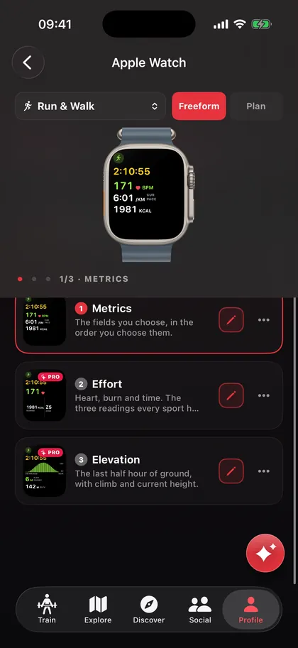 Watch screens in order